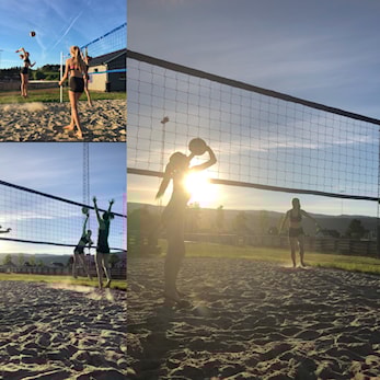 Sandvolleyballturnering under Snåsavatnet Fiskefestival